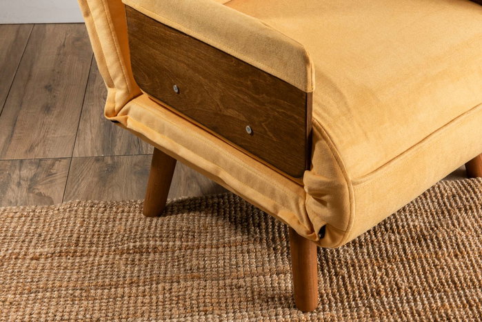 Atelier Del Sofa Cosmo Single - Amarillo Mostaza